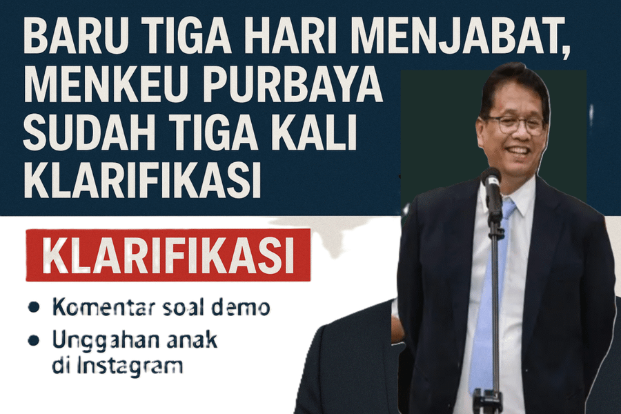 Baru Tiga Hari Jadi Menteri, Purbaya Sudah Tiga Kali Beri Klarifikasi