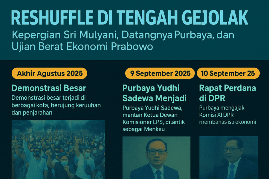 Reshuffle di Tengah Gejolak