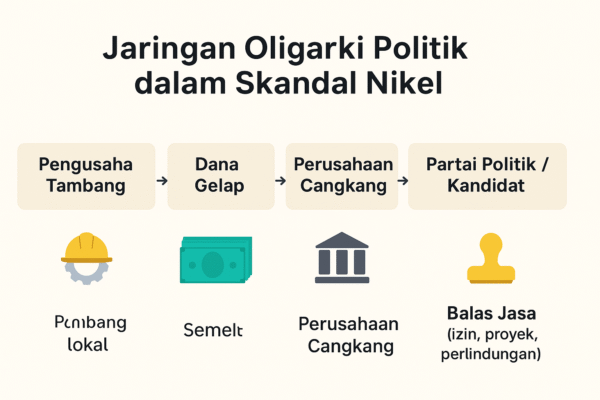 Skandal Nikel: Oligarki, Elite Politik, dan Dugaan Pendanaan Politik dari Dana Gelap (3)