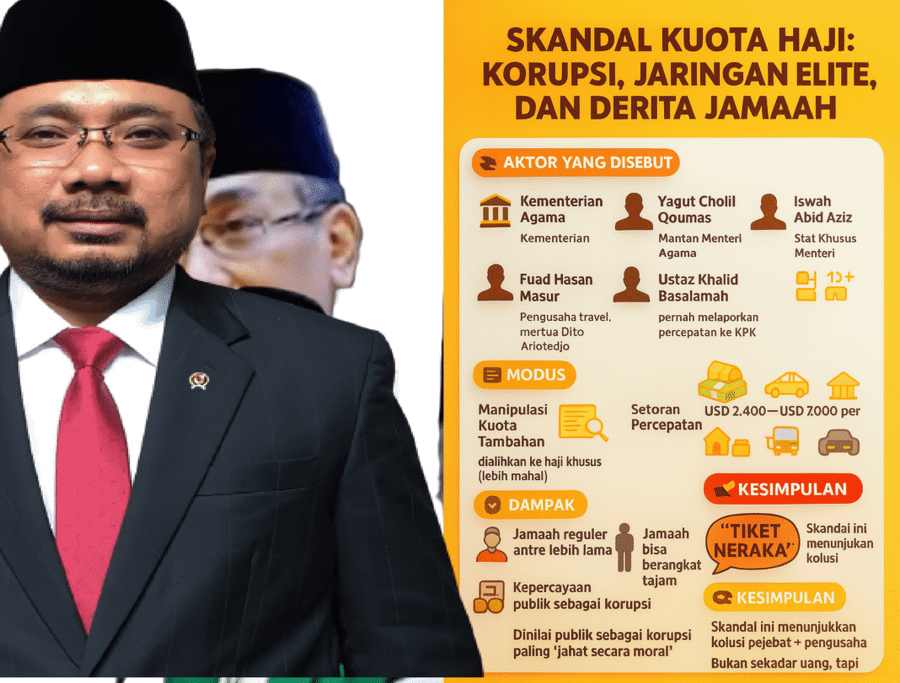 Skandal Kuota Haji: Jejak Korupsi, Jaringan Elite, dan Derita Jamaah