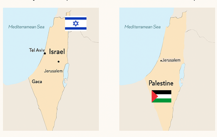 Israel 'Hilang' dari Peta Digital China Hanya Ada Palestina, Ada Motif Politik?