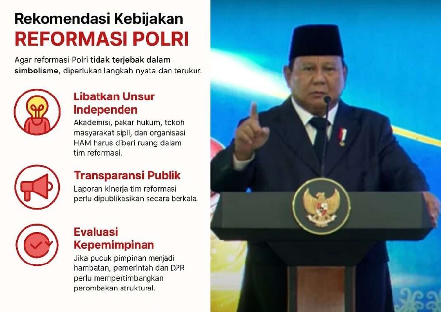 Rakyat Menuntut Polri Direformasi, Tapi Mereka yang Bentuk Tim Sendiri: Tidak Adakah Rasa Malu?