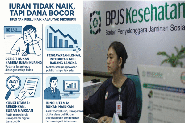 Bereskan Bukan Naikkan, Tapi Dana Bocor: BPJS Tak Perlu Naik Kalau Tak Dikorupsi