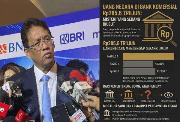 Misteri Dana Negara Rp285,6 Triliun di Bank Umum: Uang Siapa?