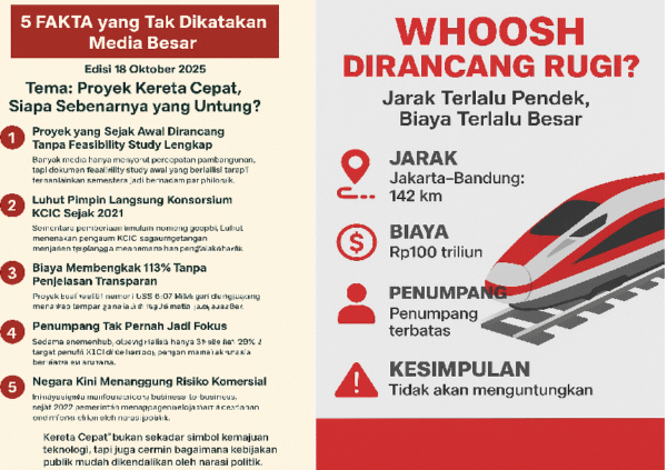Proyek Kereta Cepat, Siapa Sebenarnya yang Untung?
