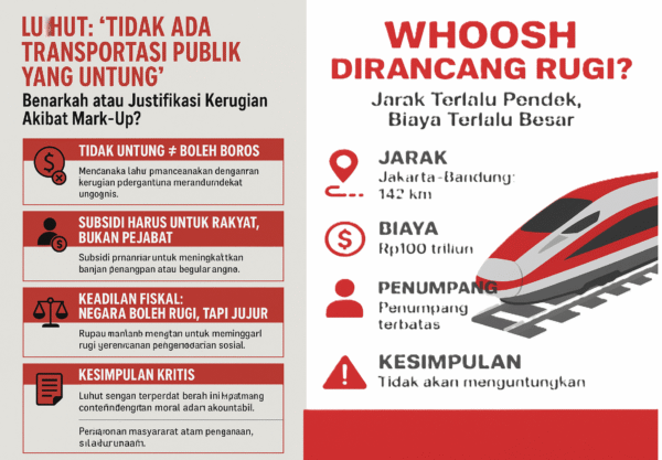 Luhut: “Tidak Ada Transportasi Publik yang Untung” , Publik : 