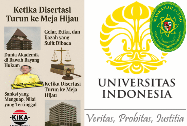 Ketika Disertasi Turun ke Meja Hijau: Gelar, Etika, dan Ijazah yang Sulit Dibaca