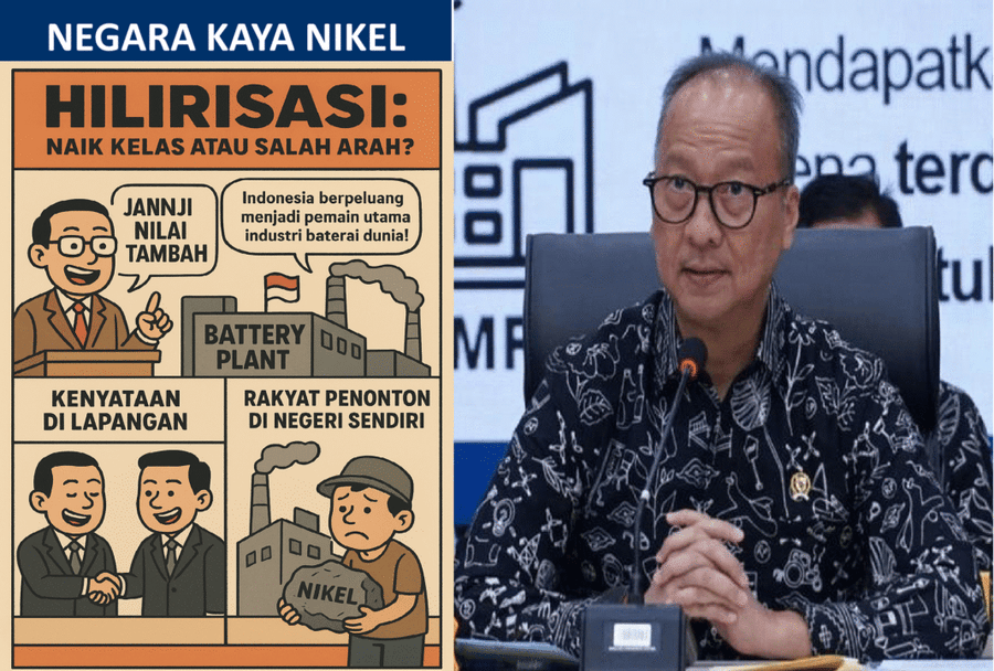Dari Hilirisasi ke Ilusi: Janji Nilai Tambah Dalam Kebijakan Yang Selalu Terselip Kepentingan Pejabat