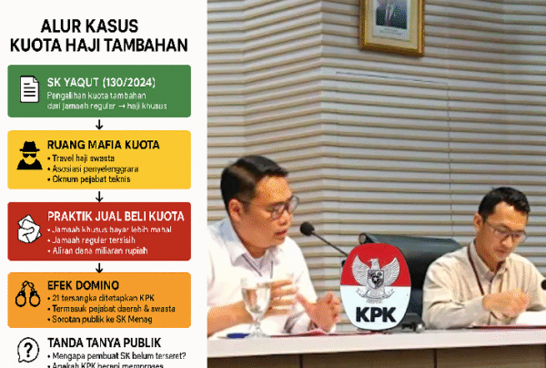 SK Yaqut Jadi Pintu Masuk Skandal Kuota Haji : Kemana Yaqut ? Ada Apa Dengan KPK ?