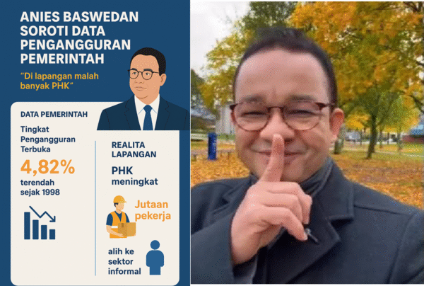 Anies Baswedan Soroti Data Pengangguran Pemerintah: “Di Lapangan Malah Banyak PHK”