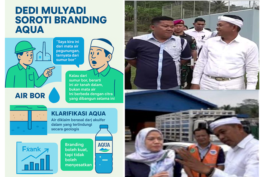 Dedi Mulyadi Soroti Branding Aqua: Sumber Air dari Sumur Bor, Bukan Pegunungan