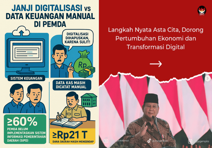 Janji Digitalisasi vs Data Keuangan Manual di Pemda