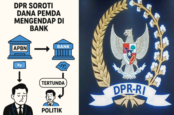DPR Soroti Dana Pemda Mengendap di Bank