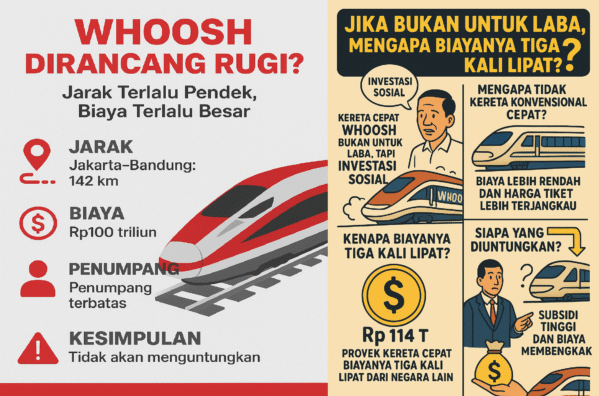 Jokowi Sebut Whoosh Investasi Sosial, Tapi Yang Jadi Masalah Angkanya Tak Masuk Akal