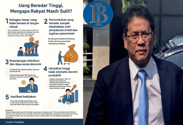 Likuiditas Ekonomi Naik, 9771 Triliun Uang Beredar, tapi Rakyat Masih Sulit Cari Uang