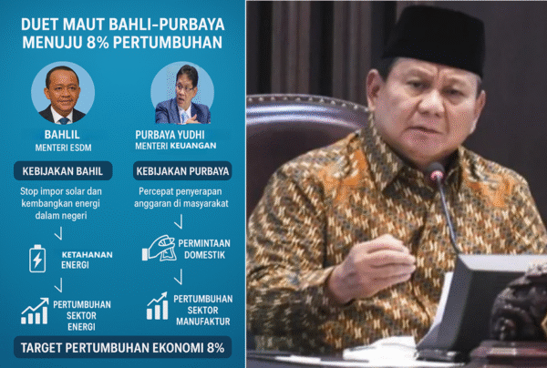 Duet Bahlil–Purbaya: Energi dan Fiskal Sebagai Mesin Baru Pertumbuhan 8%