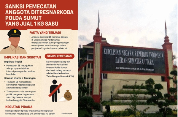 Oknum Ditresnarkoba Polda Sumut