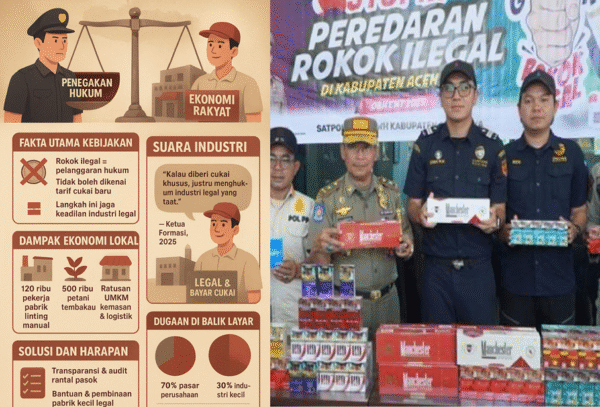 Berantas Rokok Ilegal, Jangan Matikan Ekonomi Rakyat