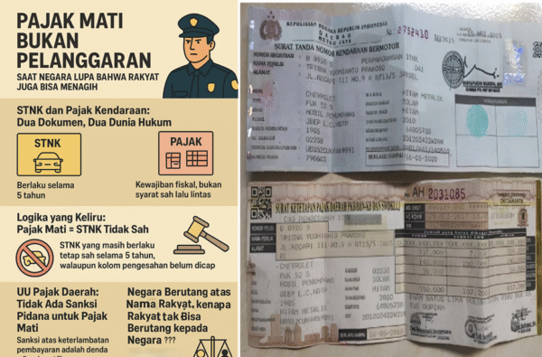 Pajak Mati Bukan Pelanggaran
