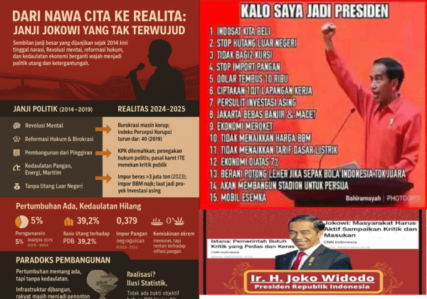 Dari Nawa Cita ke Realita: Kegagalan Struktural Janji Politik Jokowi dan Krisis Kredibilitas Pembangunan Nasional”