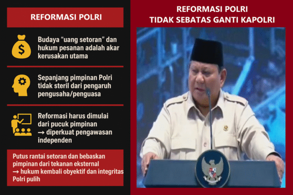 Meretas Budaya Uang Setoran