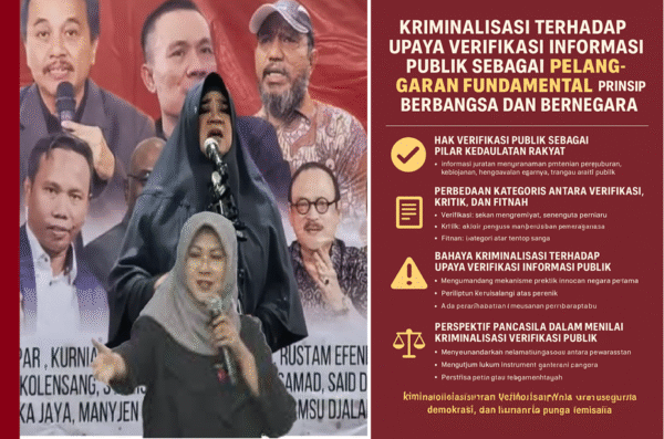 Kriminalisasi Terhadap Upaya Verifikasi Informasi Publik