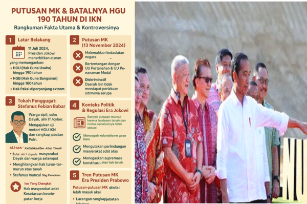MK Batalkan HGU 190 Tahun di IKN