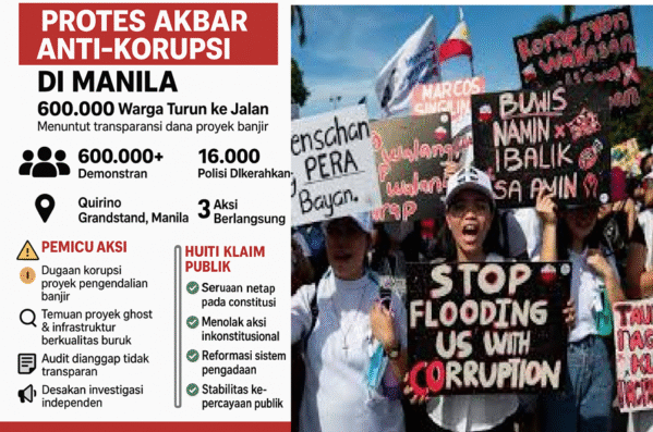 Ratusan Ribu Warga Filipina