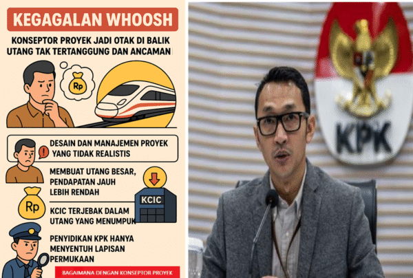 Kegagalan Whoosh: Konseptor Proyek Jadi Otak di Balik Utang