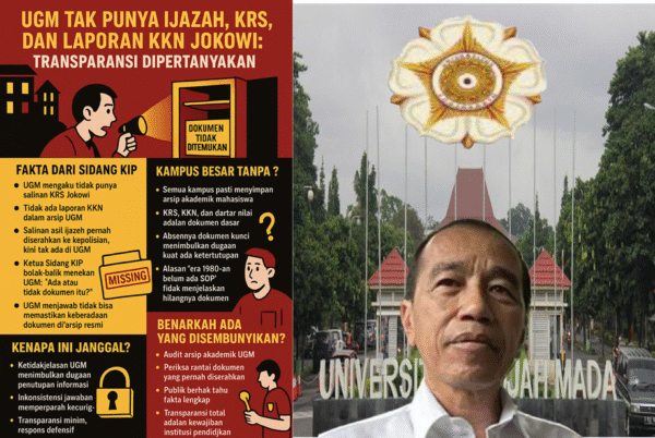 UGM dan Dokumen Jokowi: Ketertutupan yang Memunculkan Kecurigaan