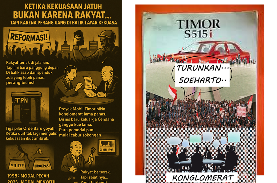 Siapa Menjatuhkan Soeharto