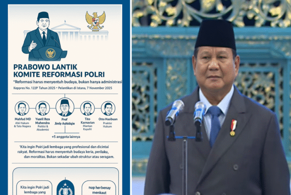 Prabowo Lantik Komite Reformasi Polri: Reformasi Harus Menyentuh Budaya, Bukan Sekadar Administrasi