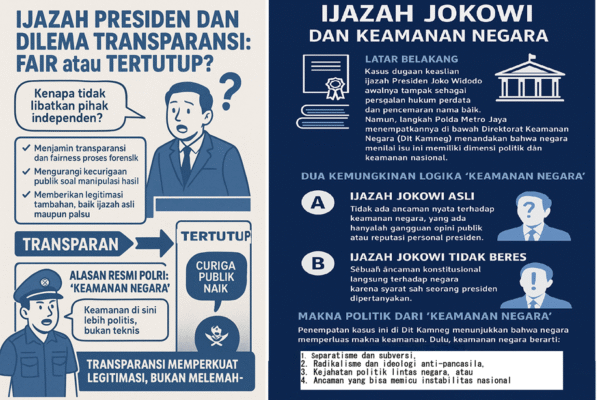 Kasus Ijazah Jokowi dan Dilema “Keamanan Negara”