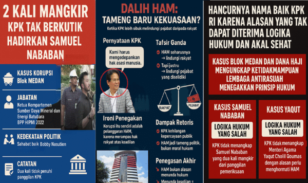 Hancurnya Nama Baik KPK RI karena Alasan yang Tak Dapat Diterima Logika Hukum dan Akal Sehat