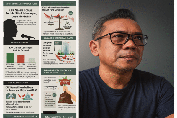 MARAK : KPK Harus Dikembalikan ke Ruh Reformasi, Bukan Sekadar Pencegah Korupsi