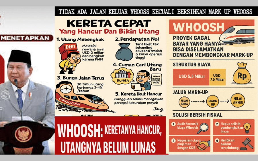 Prabowo Perintahkan Lunasi Whoosh