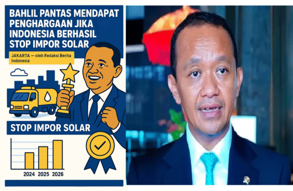 Bahlil Pantas Mendapat Penghargaan Jika Indonesia Berhasil Stop Impor Solar