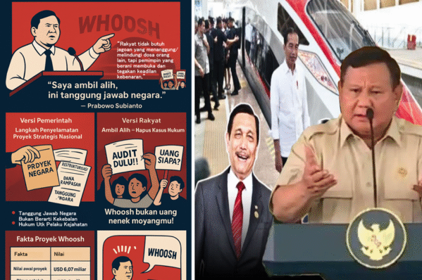 Ketika Prabowo “Ambil Alih” Kasus Whoosh