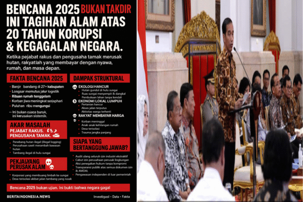 Bencana 2025 Bukan Takdir, Tapi Harga Mahal yang Harus Dibayar