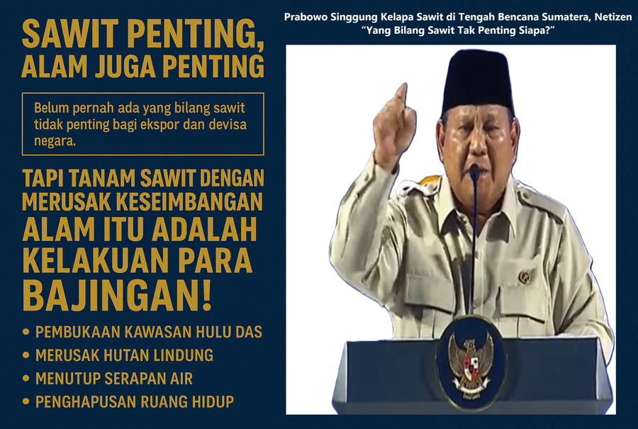 Prabowo Singgung Kelapa Sawit