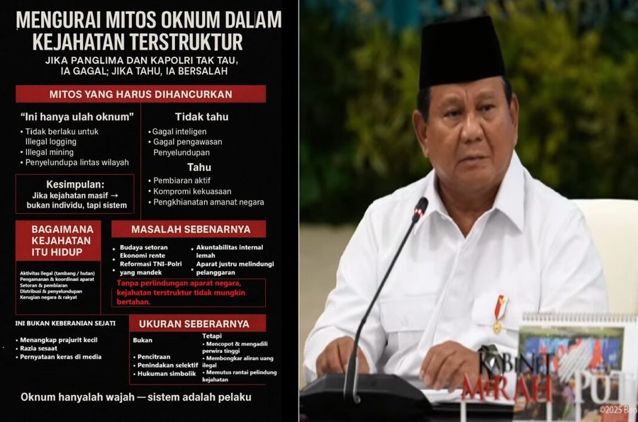Mengurai Mitos Oknum dalam Kejahatan Terstruktur