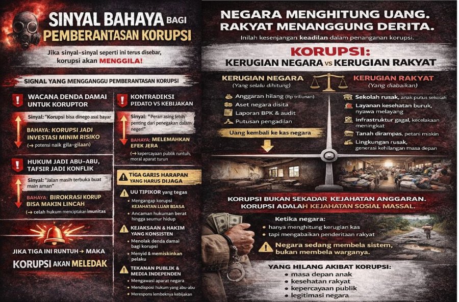 Sinyal Bahaya bagi Pemberantasan Korupsi