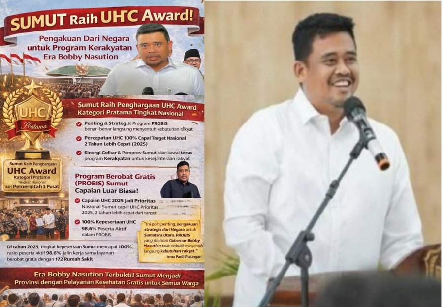 Sumut Raih UHC Award