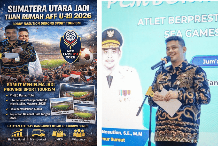 Bobby Nasution Dorong Sport