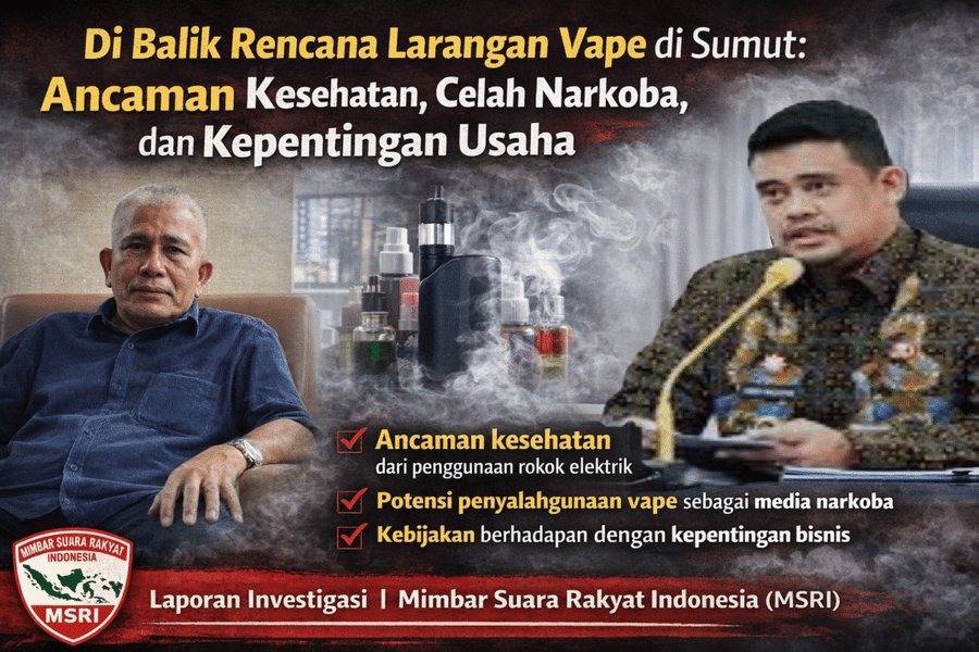 Larangan Vape di Sumut