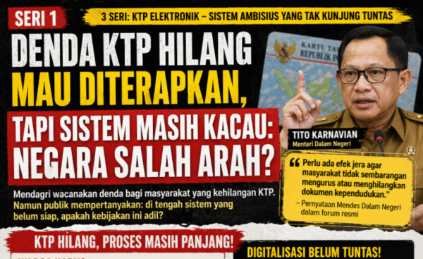 Denda KTP Hilang
