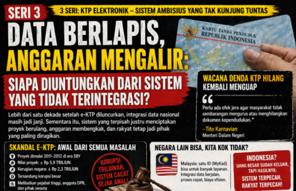 Data Berlapis Anggaran Mengalir