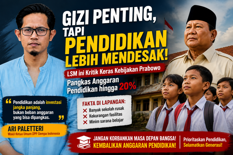 Pendidikan Lebih Mendesak