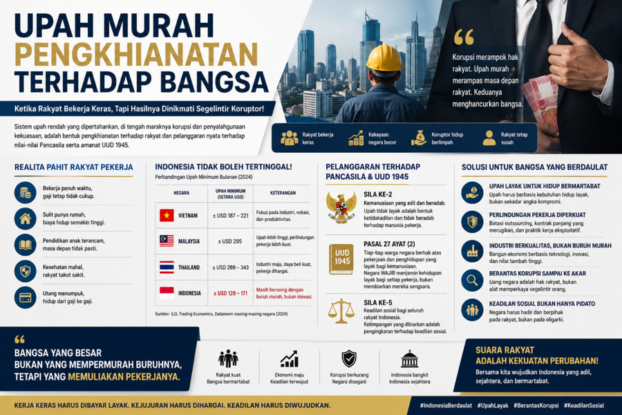 Sistem Upah Murah Dinilai