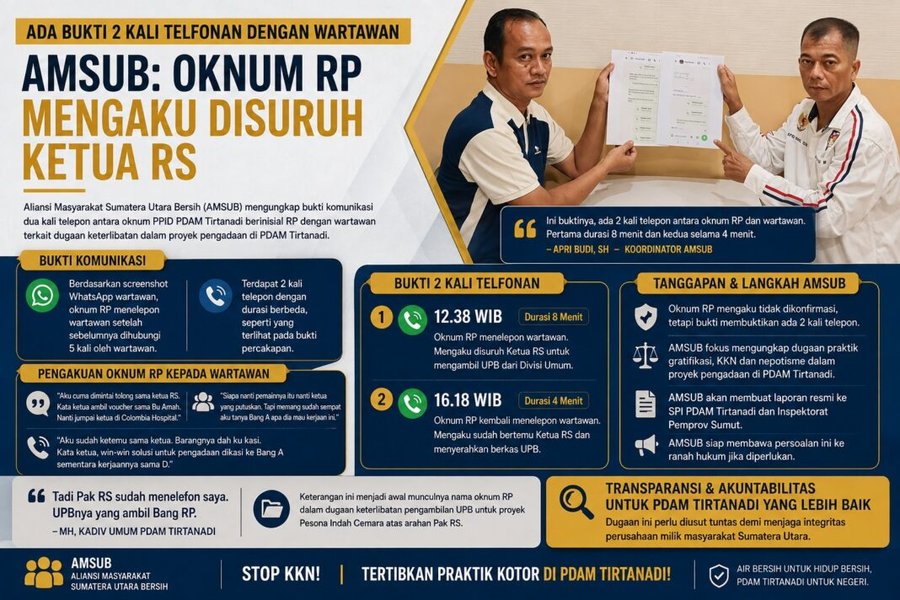 Ada Bukti Dua Kali Telepon dengan Wartawan